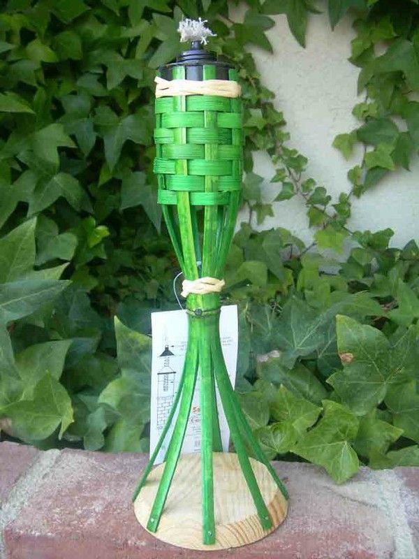 Pareja de antorcha Jardín sobremesa