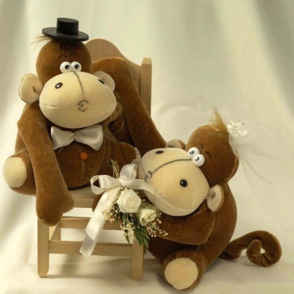 Parejas de Animales Peluches Novios