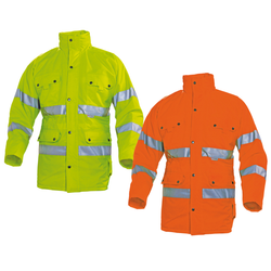 Parka alta visibilidad cuello alto - LUNAR