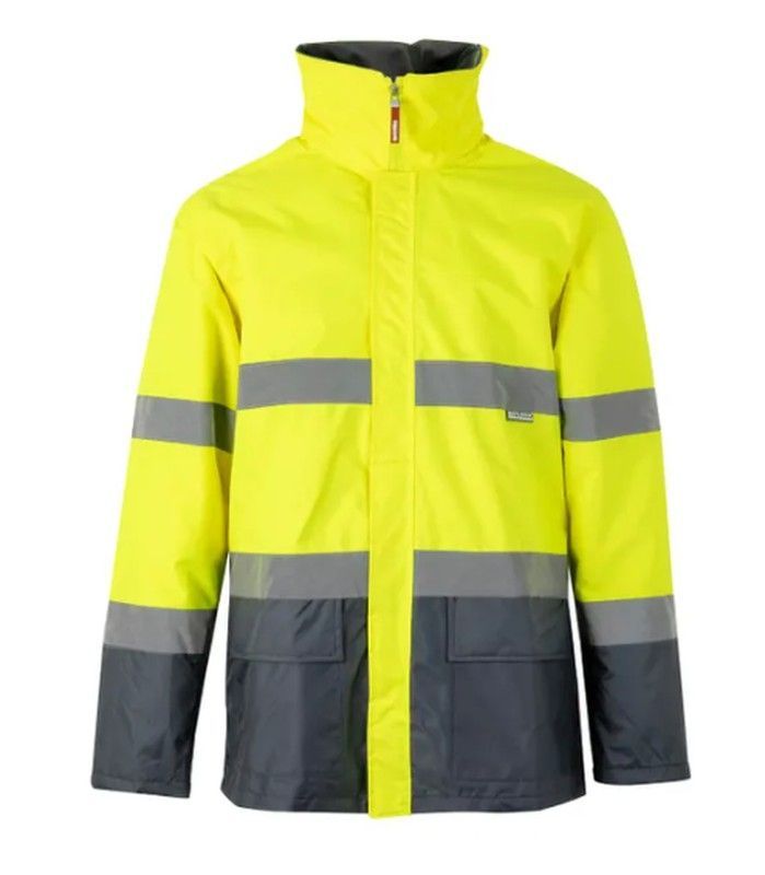 Parka bicolor alta visibilidad colores