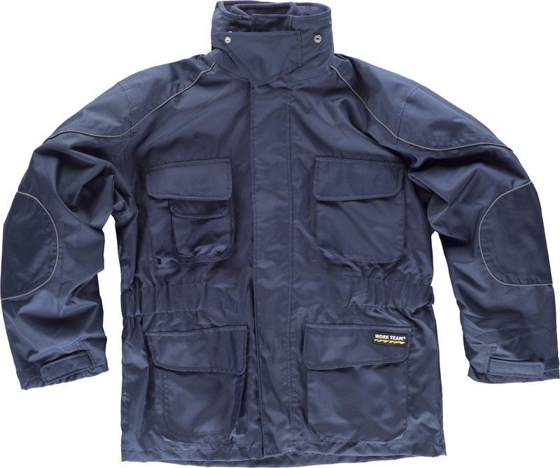 Parka desmontable con forro polar interior Marino