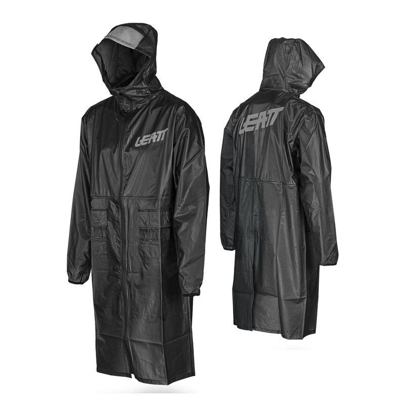🧥🌧️ Parka Leatt Mud Cover Negro – Protege tu Rendimiento Bajo las Condiciones Más Extremas 🚴‍♂️💨