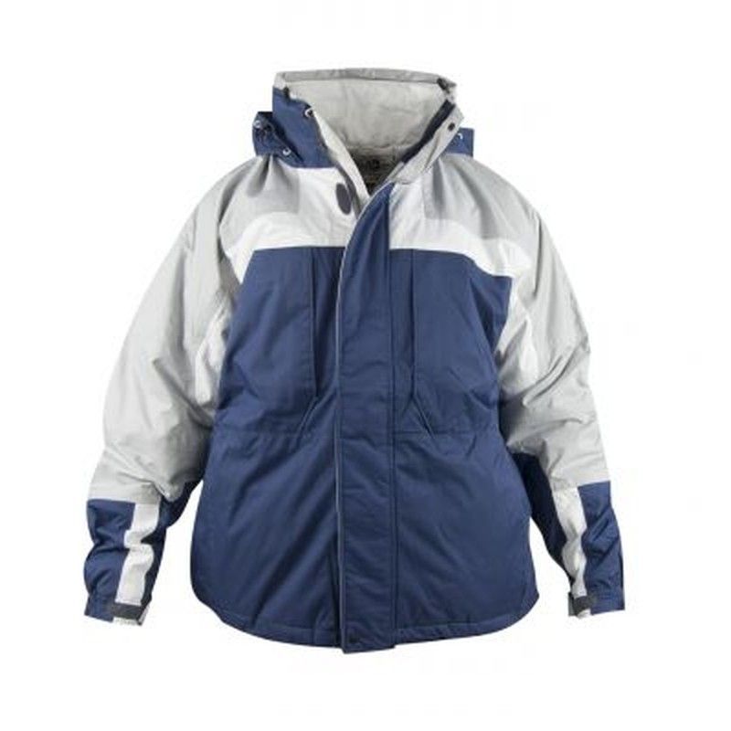 Parka nórdica impermeable con cremallera para frío