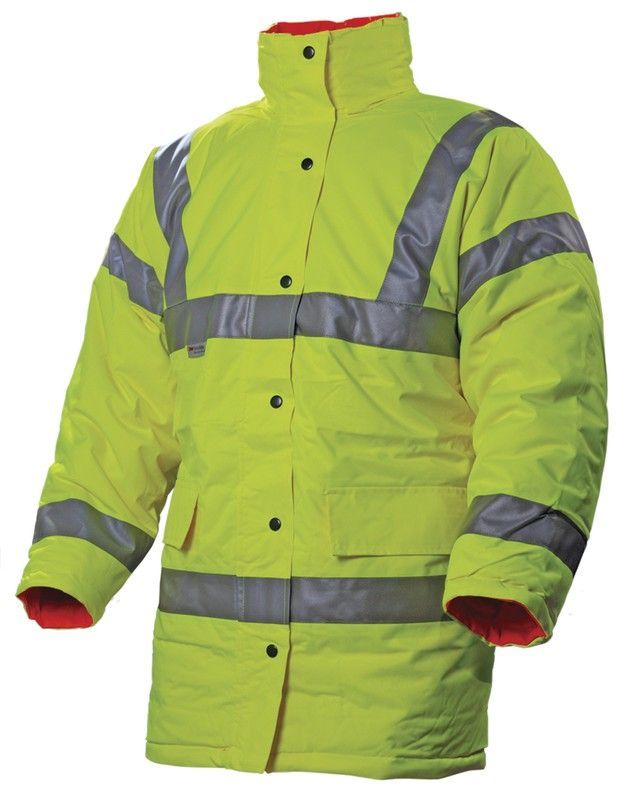 Parka reversible impermeable alta visibilidad con forro interior - HYDRA