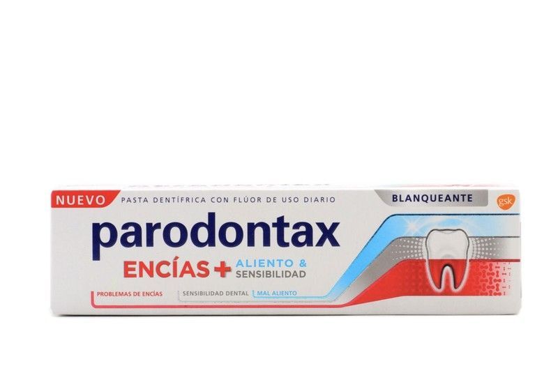 Parodontax Encias + Aliento & Sensibilidad Blanqueante 75ml