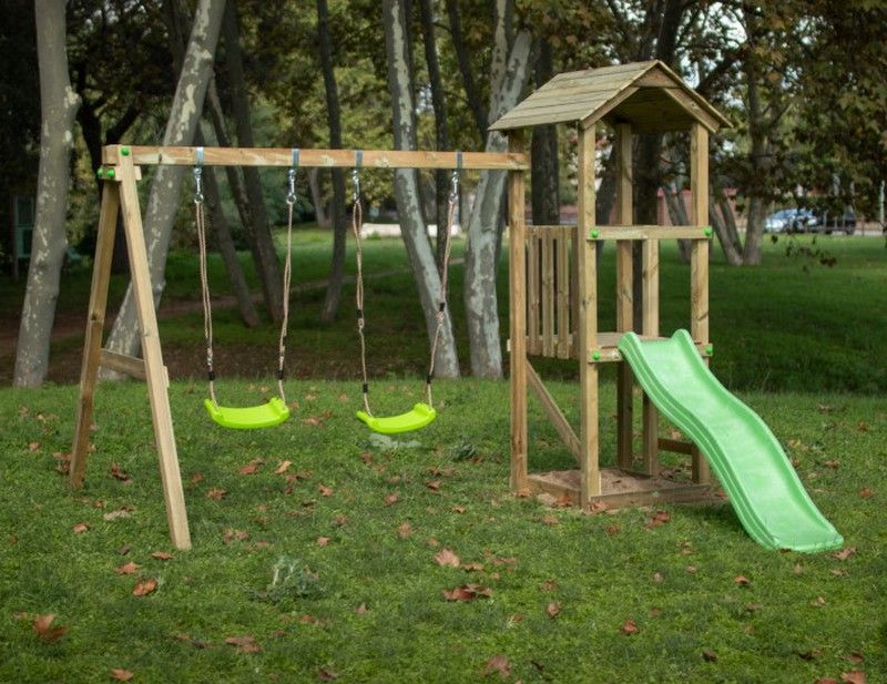 Parque infantil CARLIT M con columpio doble