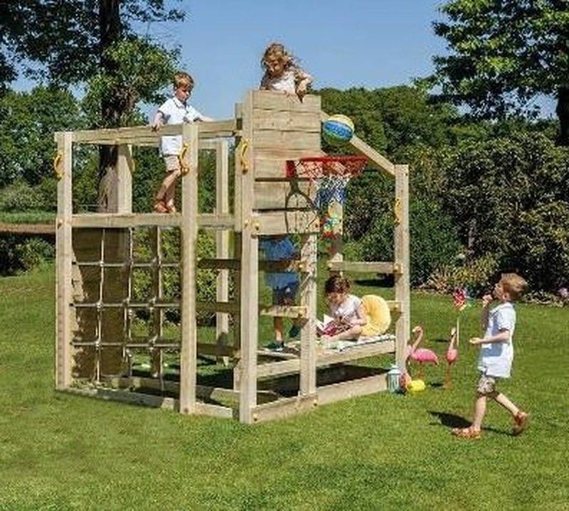 Parque infantil CROSSFIT barra bombero