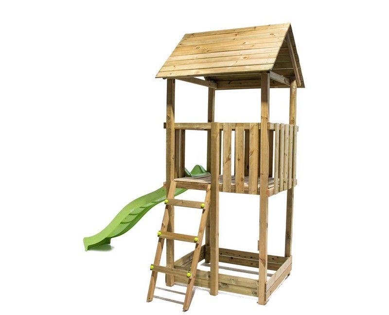 Parque infantil torre de madera cuadrada Tibidabo L