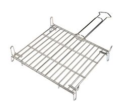 Parrilla doble barbacoa Parrilla Doble Alambre Cinc.30X30Cm