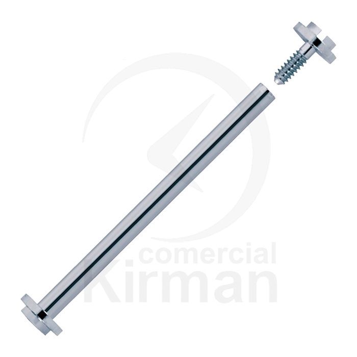Pasadores Reloj Acero Cromado 206000 Roscados Diámetro 1,30mm x 12mm Largo