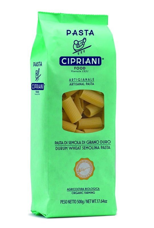 Pasta cipriani rigatoni bio 500 grs