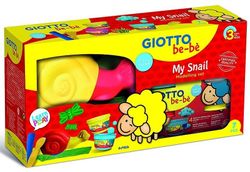 Pasta para jugar GIOTTO Be-bé Caracol 4 und. 100 gr + accesorios