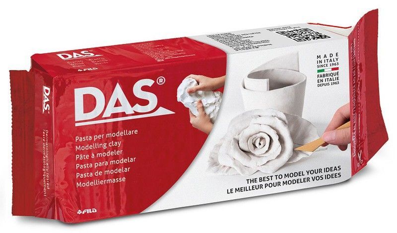 Pasta para modelar Das blanca 500 gr.