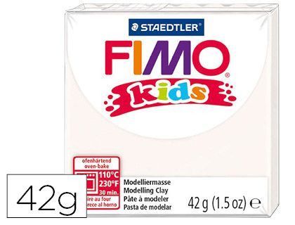 Pasta staedtler fimo kids 42 gr color blanco