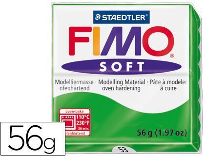 Pasta Staedtler Fimo Soft 56 Gr Color Verde Tropical