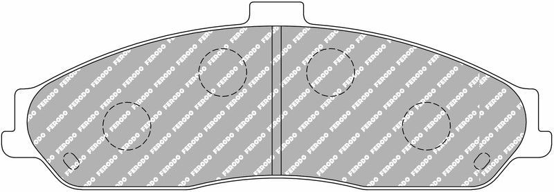 Pastilla Ferodo Ds1 Fcp1553Z