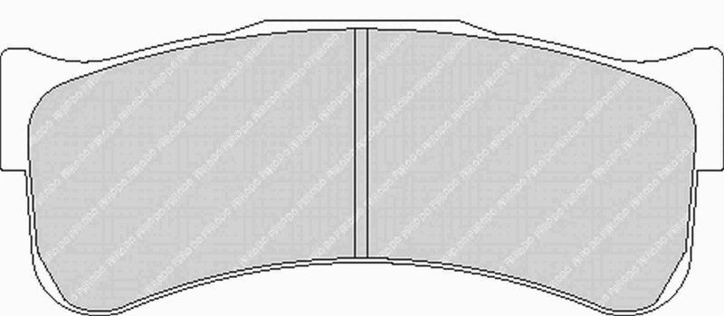 Pastilla Ferodo Ds1 (Rodadas) Frp3110Zb
