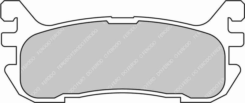 Pastilla Ferodo Ds2500 Fcp1012H