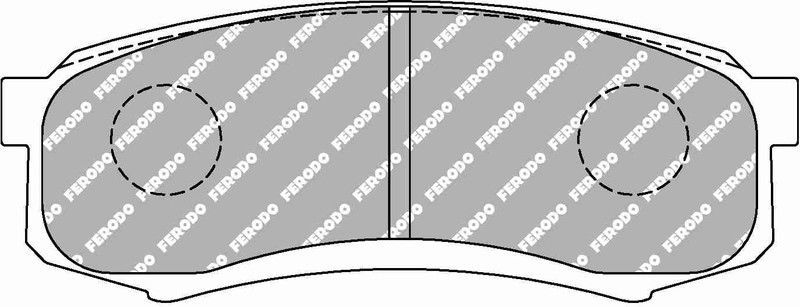 Pastilla Ferodo Ds2500 Fcp1021H