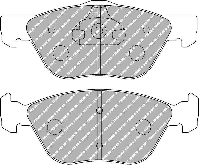 Pastilla Ferodo Ds2500 Fcp1052H