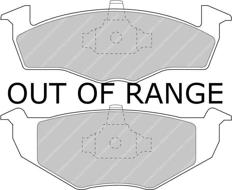 Pastilla Ferodo Ds2500 Fcp1054H