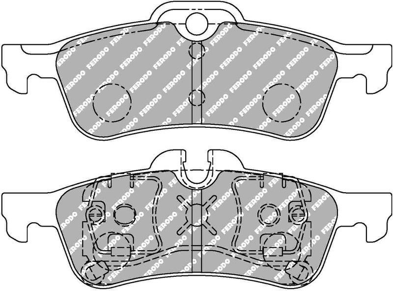 Pastilla Ferodo Ds2500 Fcp1676H