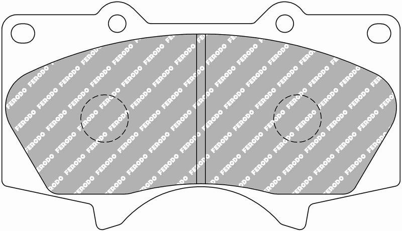 Pastilla Ferodo Ds2500 Fcp1698H