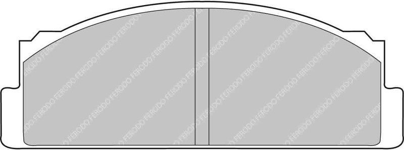 Pastilla Ferodo Ds2500 Fcp22H
