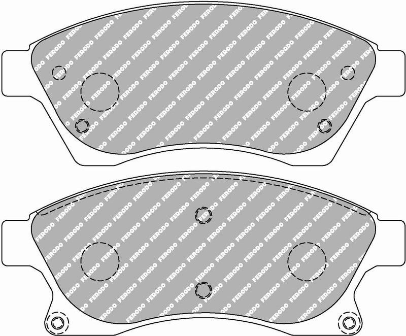 Pastilla Ferodo Ds2500 Fcp4262H