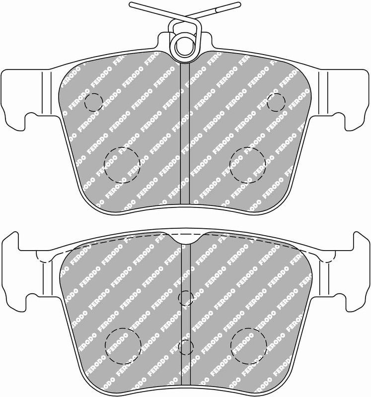 Pastilla Ferodo Ds2500 Fcp4697H