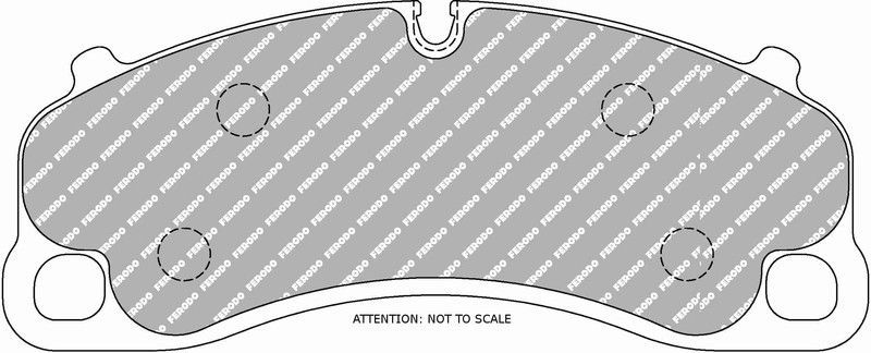Pastilla Ferodo Ds3.12 (Rodadas) Fcp4664Gb