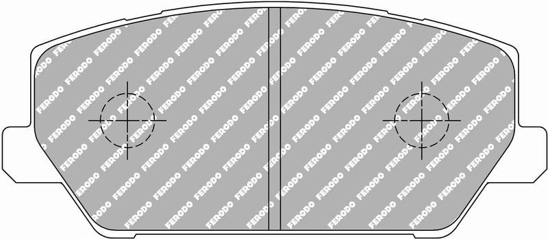 Pastilla Ferodo Ds3.12 (Rodadas) Fcp5099Gb