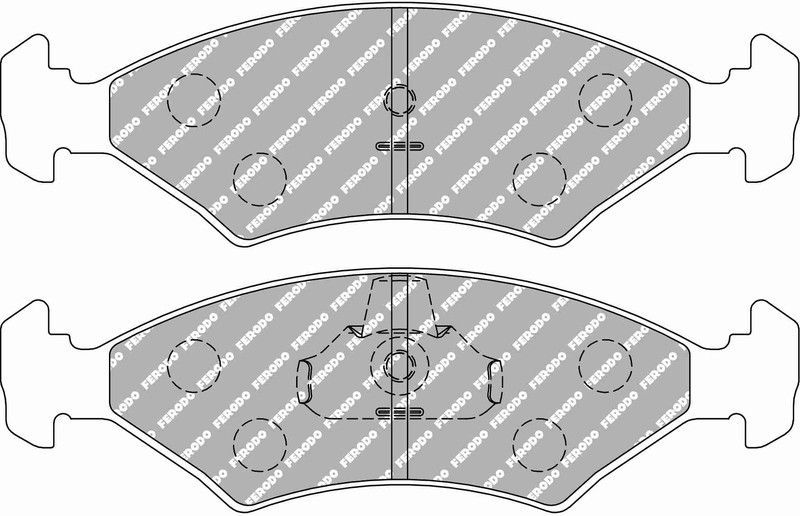 Pastilla Ferodo Ds3000 Fcp1081R