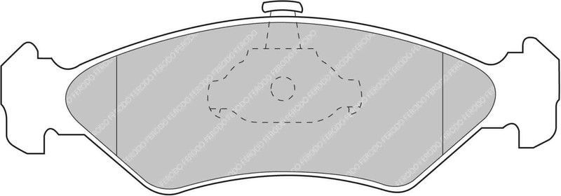 Pastilla Ferodo Ds3000 Fcp1082R