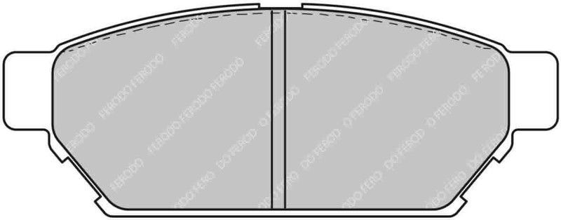 Pastilla Ferodo Ds3000 Fcp1283R
