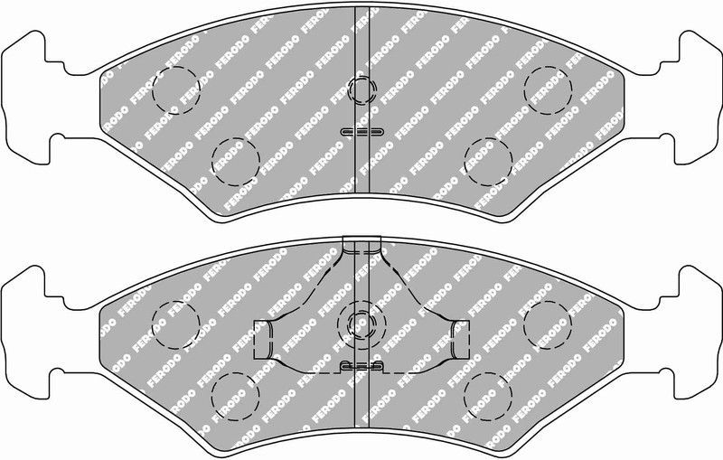 Pastilla Ferodo Ds3000 Fcp206R
