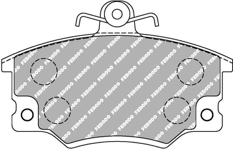 Pastilla Ferodo Ds3000 Fcp370R