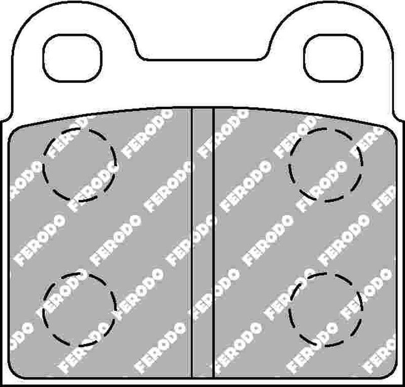 Pastilla Ferodo Ds3000 Fcp3R