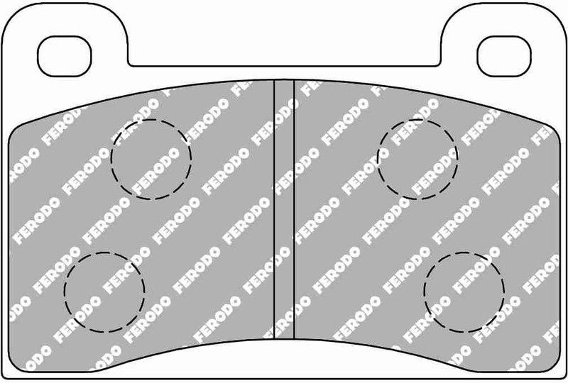 Pastilla Ferodo Ds3000 Fcp461R