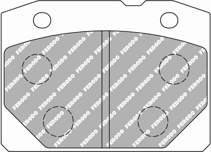 Pastilla Ferodo Ds3000 Fcp96R