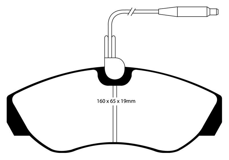 Pastillas de freno ebc DP1025