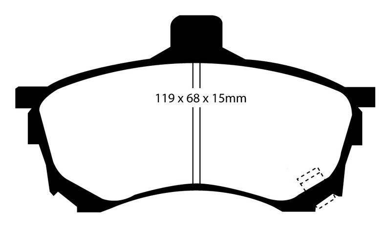 Pastillas de freno ebc DP1039