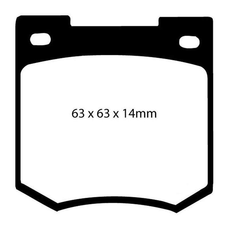 Pastillas de freno ebc DP106