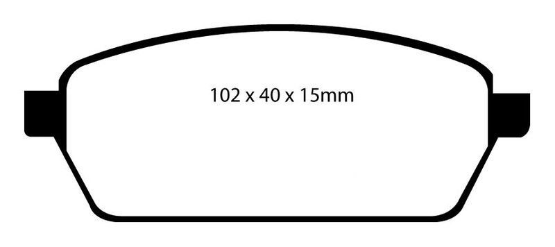 Pastillas de freno ebc DP1106