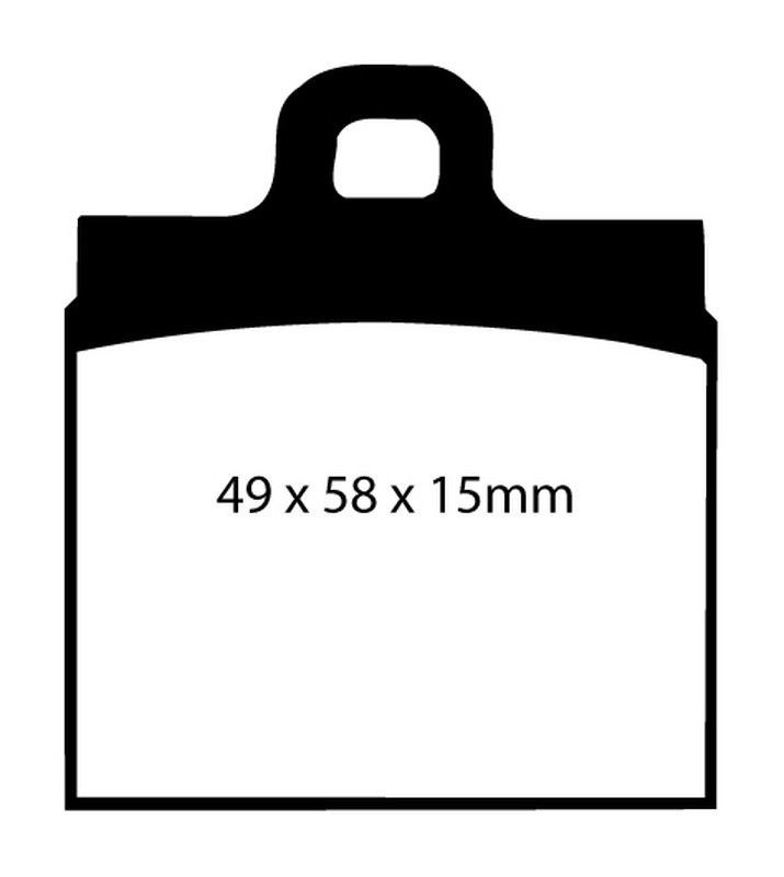 Pastillas de freno ebc DP111
