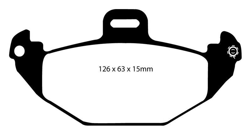 Pastillas de freno ebc DP1190