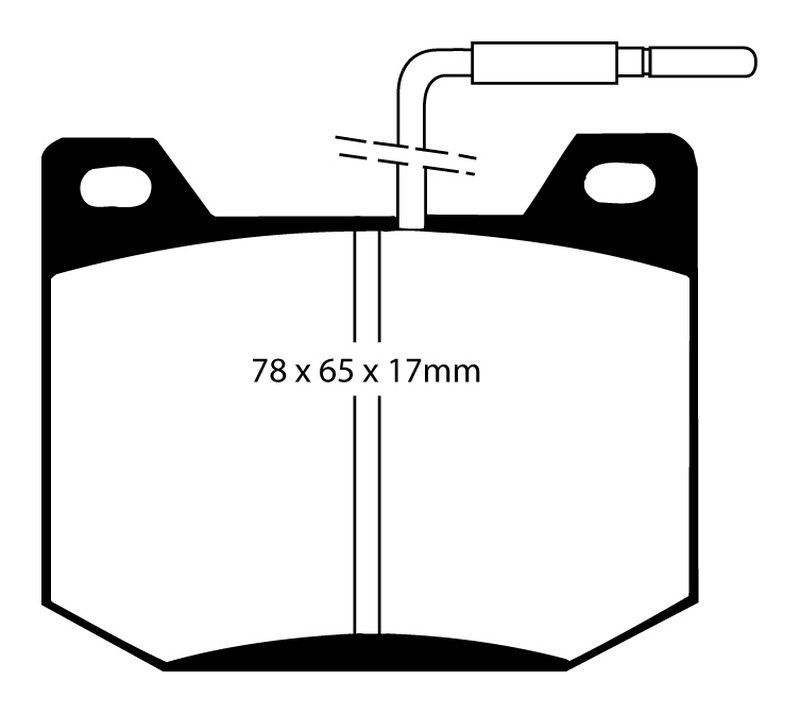 Pastillas de freno ebc DP123