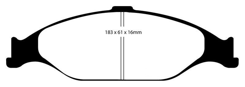 Pastillas de freno ebc DP1242