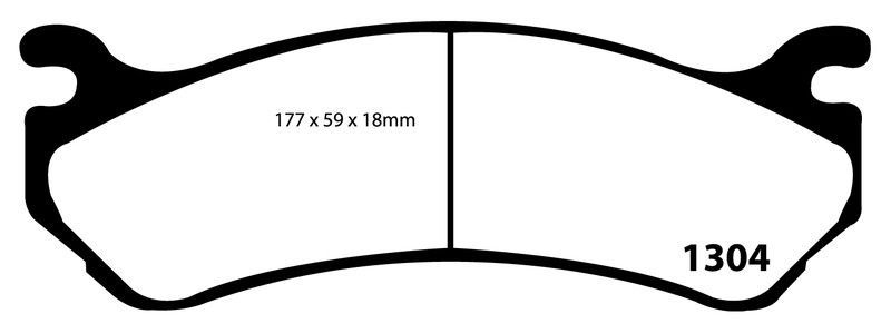 Pastillas de freno ebc DP1304