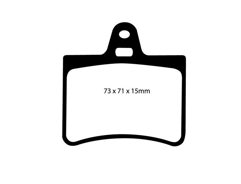 Pastillas de freno ebc DP1373